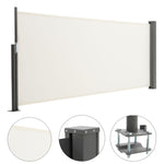 300cm Outdoor Patio Retractable Side Awning Balcony Sunshade Blind