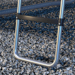 2 Steps/3 Steps Galvanised Steel Trampoline Ladder Climbing | Medium | Silver