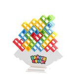 Dyzi Balance Tower Stacking Game 73 Piece Family Tabletop Toy Set