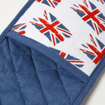 Multi Colour Union Jack Cotton Double Oven Glove
