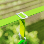 32.8ft 10pcs Obstacle Course For Kids, Slackline Kit For Kids, Green