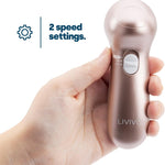 7 In 1 Skin Cleanser Rose Gold Electric Facial Brush With Attachments
