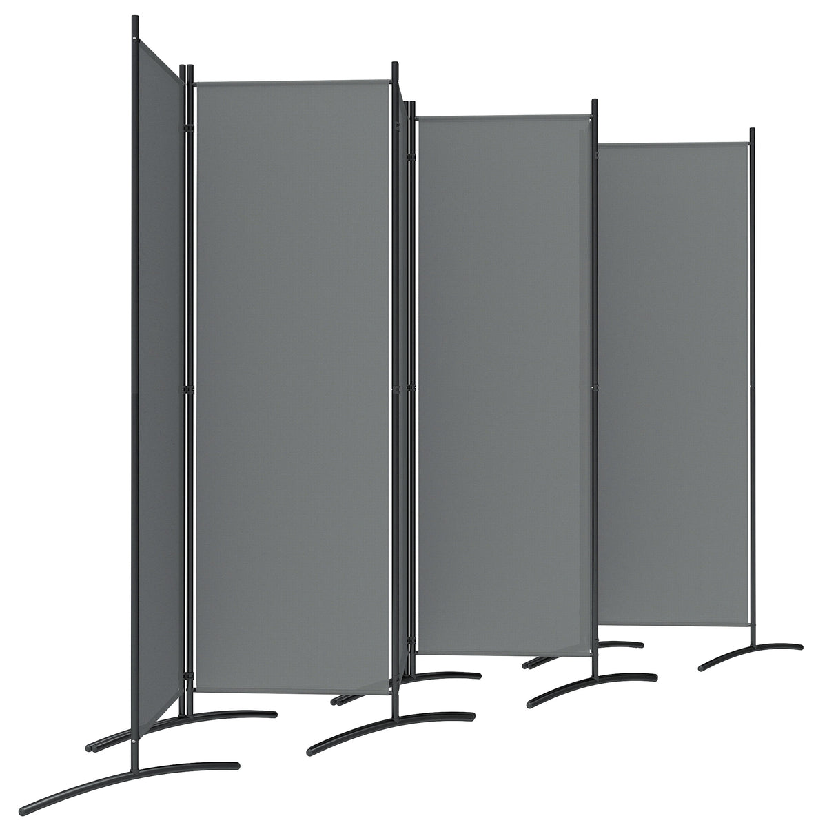 Outsunny Garden Privacy Screen Foldable 6 Panel Room Divider