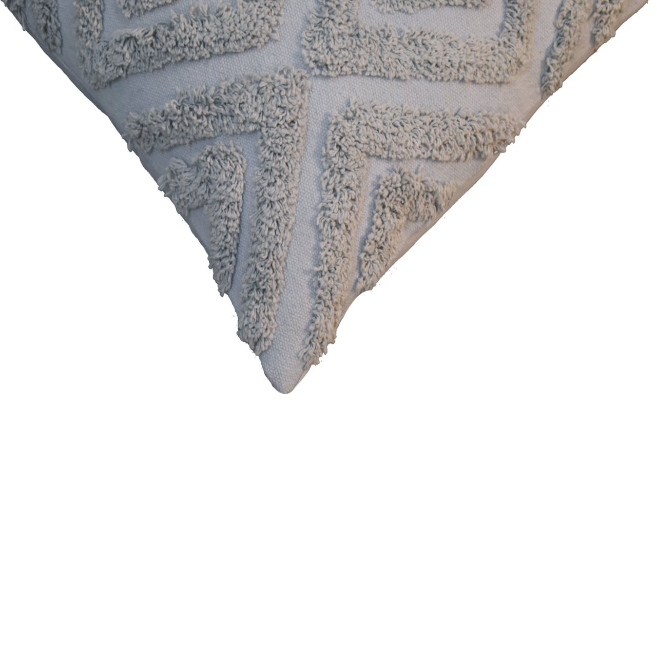 Artisan Furniture 2 Grey Mini Diamond Tassle Cushions