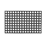 Honeycomb Outdoor Doormat With Open Back | Medium | Black