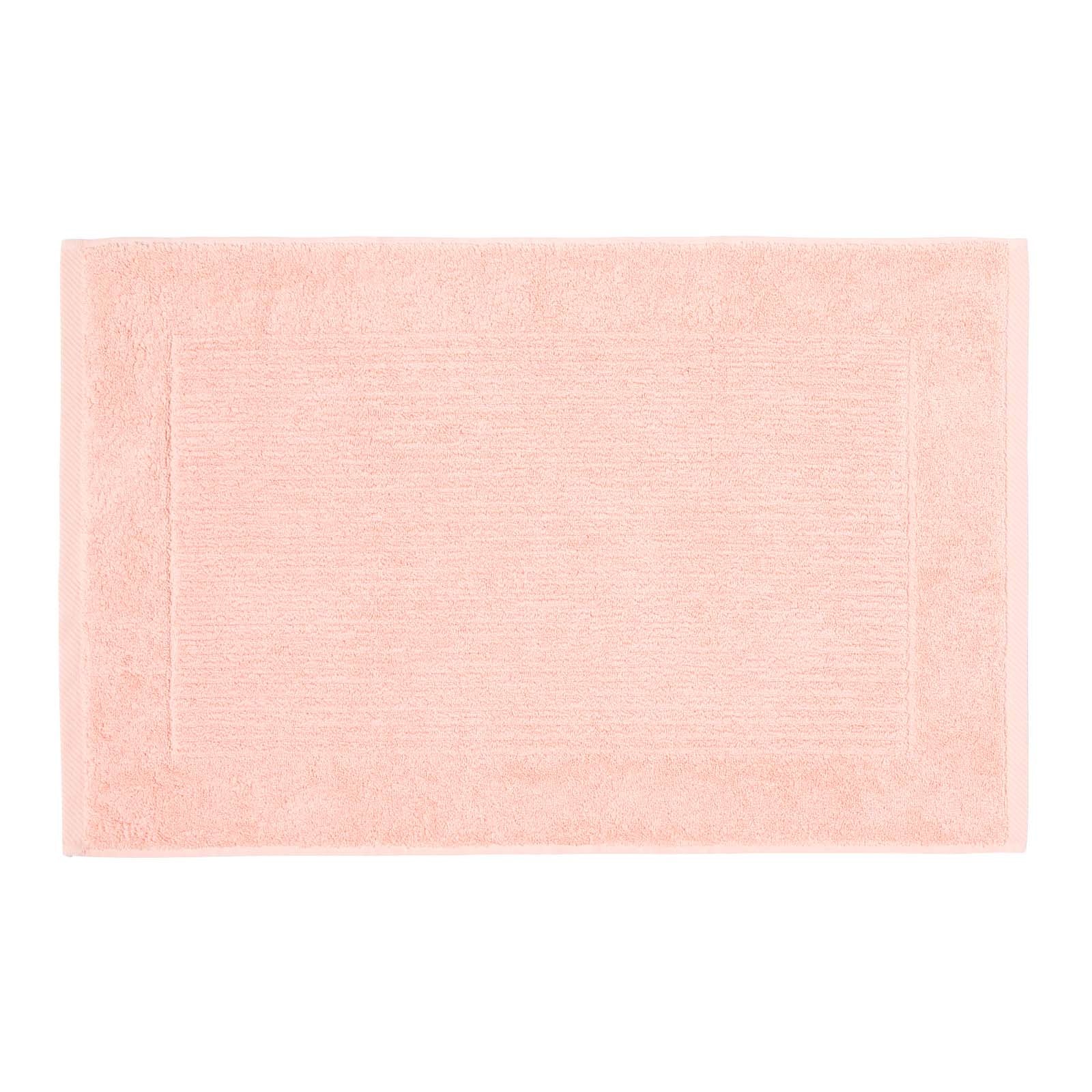 Imperial Plain Turkish Cotton Bath Mat | 50 x 80cm | Peach
