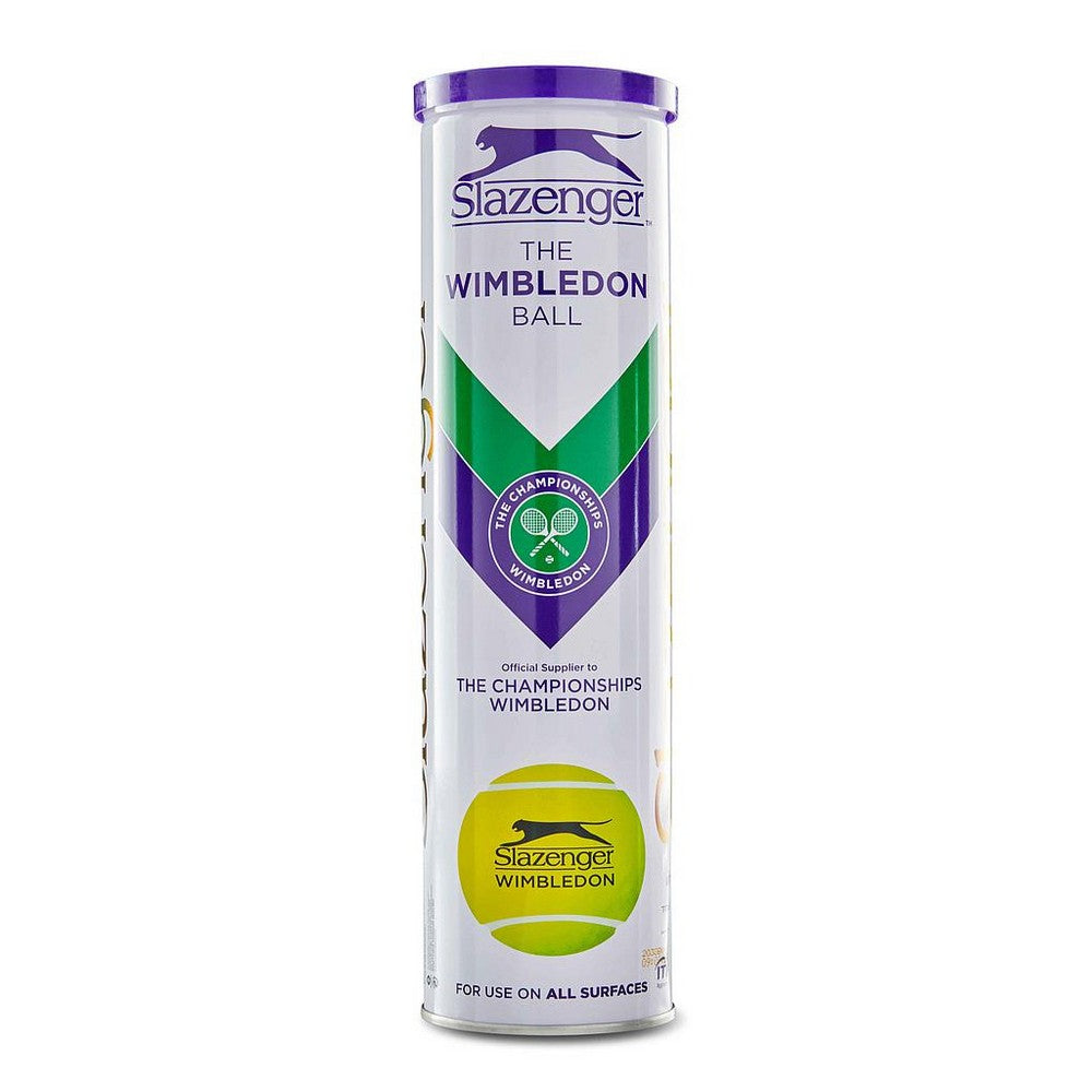 Wimbledon Tennis Balls (pack Of 4) | One Size | Yellow