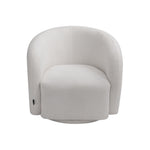 Swivel Tub Chair Upholstered Single Sofa