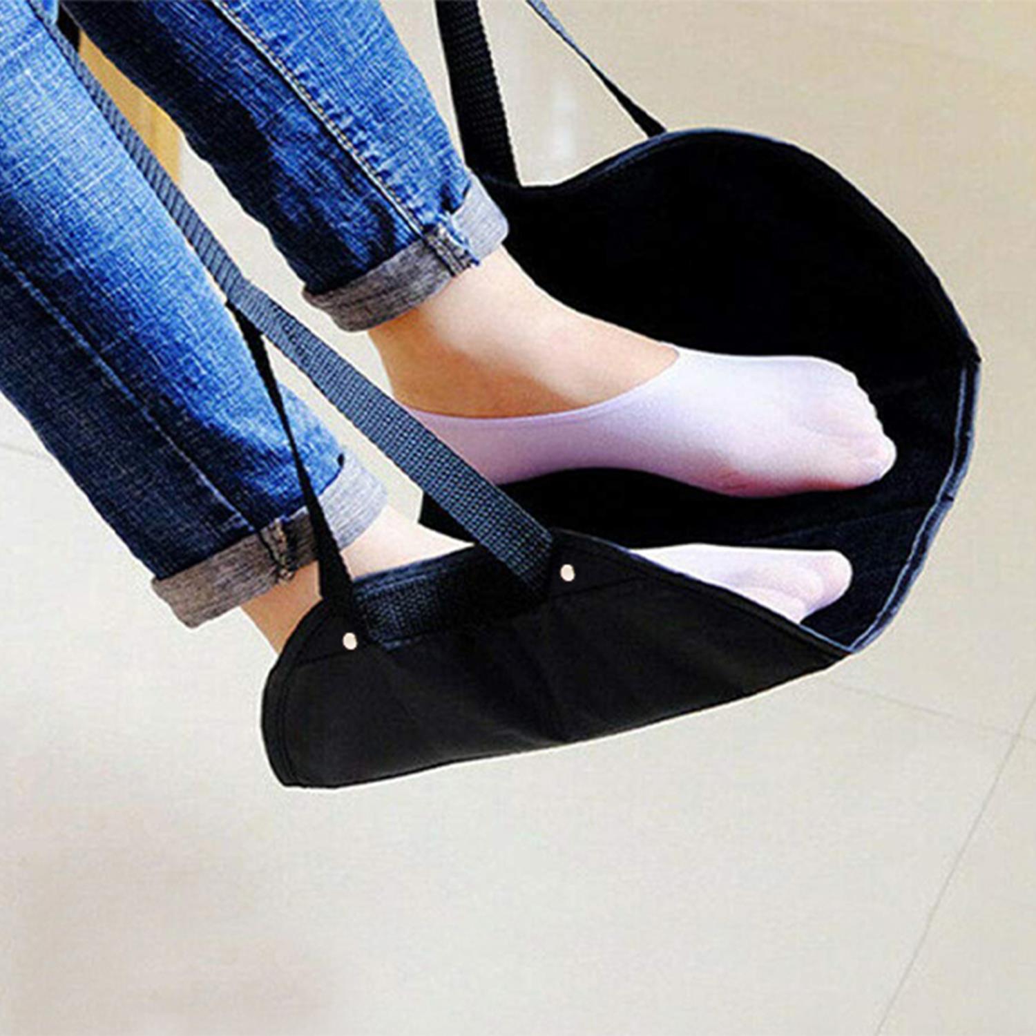 Portable Under Desk Foot Rest Hammock For Office Or Home
