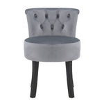 Modern Upholstered Buttoned Stool For Dressing Table