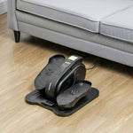 Under Desk Elliptical Machine Pedal Exerciser W/ 10 Speeds | Black