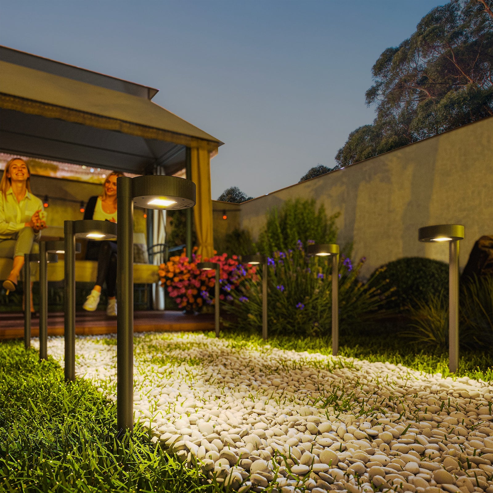 8-pack Solar Pathway Stake Lights