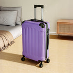 Modern Hardside Spinner Suitcase With Combination Lock | 24" | Purple