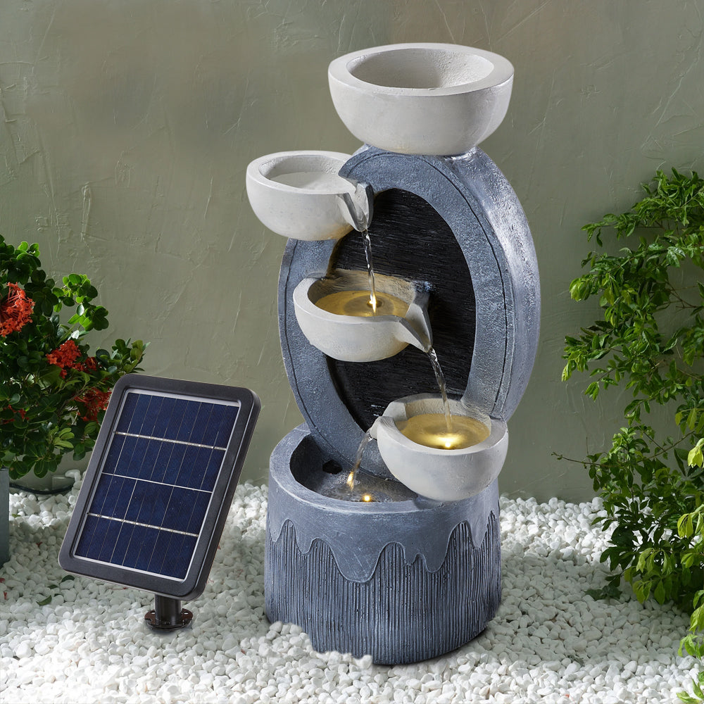 Solar-powered Water Fountain Outdoor Garden Decor