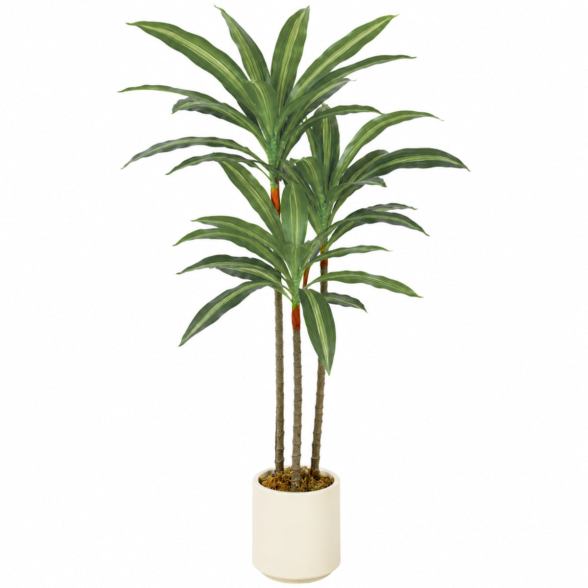 HOMCOM 90cm Lifelike Fake Tree With Bendable Trunks For Home Decor, Green