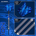 Ion Darts - Steel Tip - 95% Tungsten | 30g | Blue