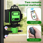 Laser Level 4d 16 Line 360° Green Self -leveling With Remote Tripod | Green
