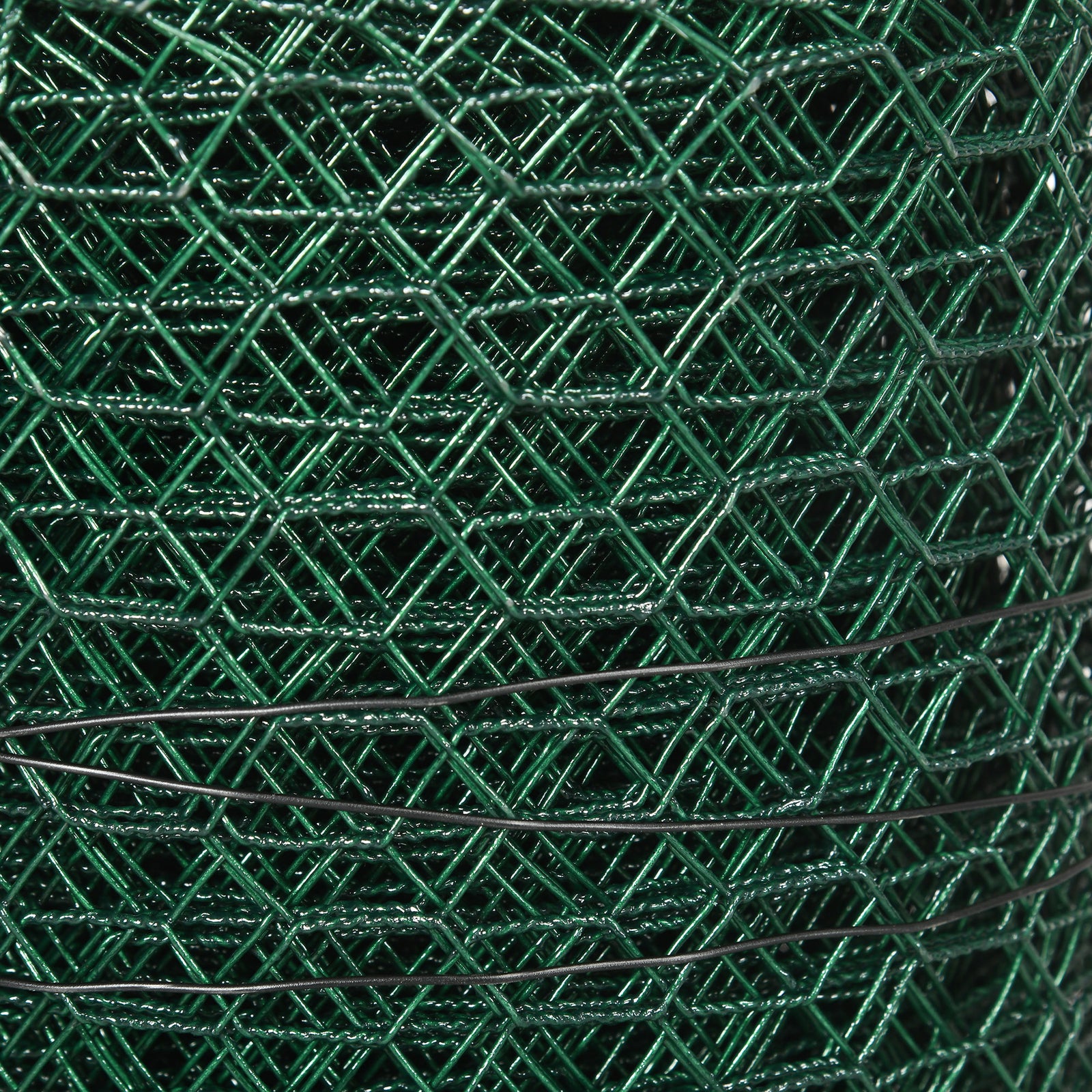 Pawhut Foldable Chicken Wire Mesh, For Rabbits, Ducks, Geese, 1 X 25m