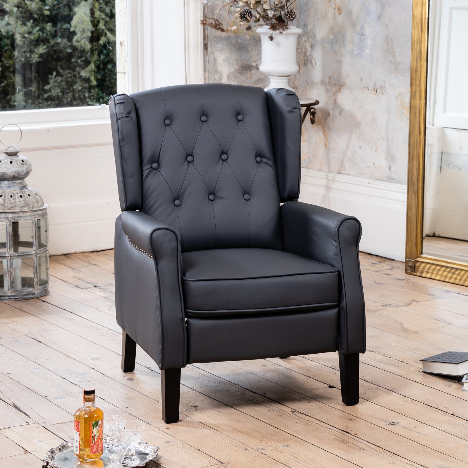Galena Recliner Armchair | Grey