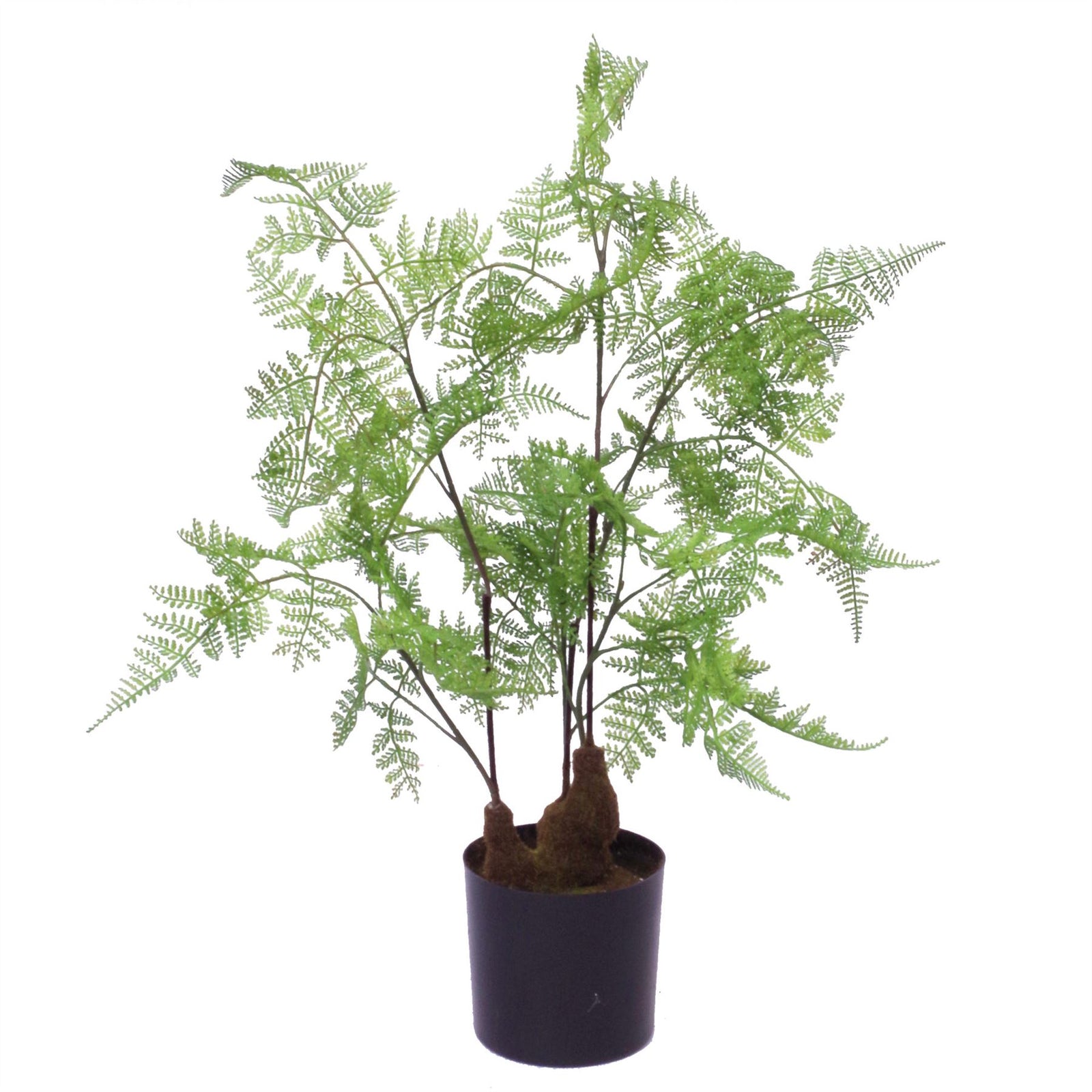 Artificial Fern Plant 60cm Fern 60cm In Plant Pot 2ft