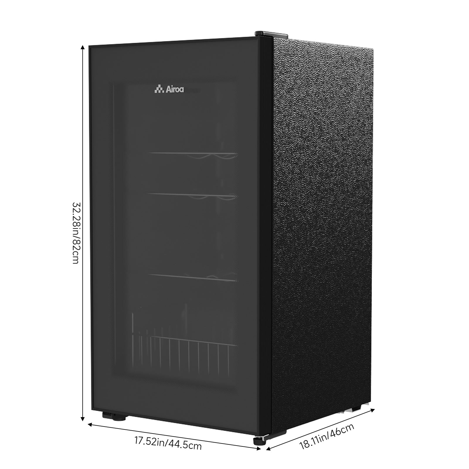 Breeins 92l Freestanding Refrigerator With Led Light
