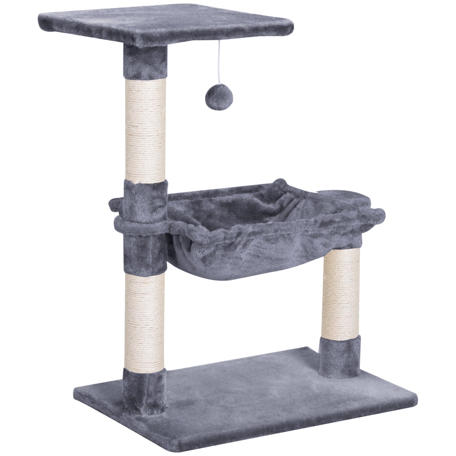 Cat Activity Tree Kitten Play Tower Palace Two-tier Scratching | Gray