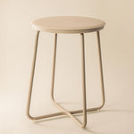 Multi Functional Stool, , Small Side Table, Beige, Geyser Collection