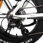 Vester Step 2025 Folding Bike - Fat Tyre E-bike | White