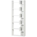 6 Tier Bookshelf Freestanding Decorative Storage Shelves