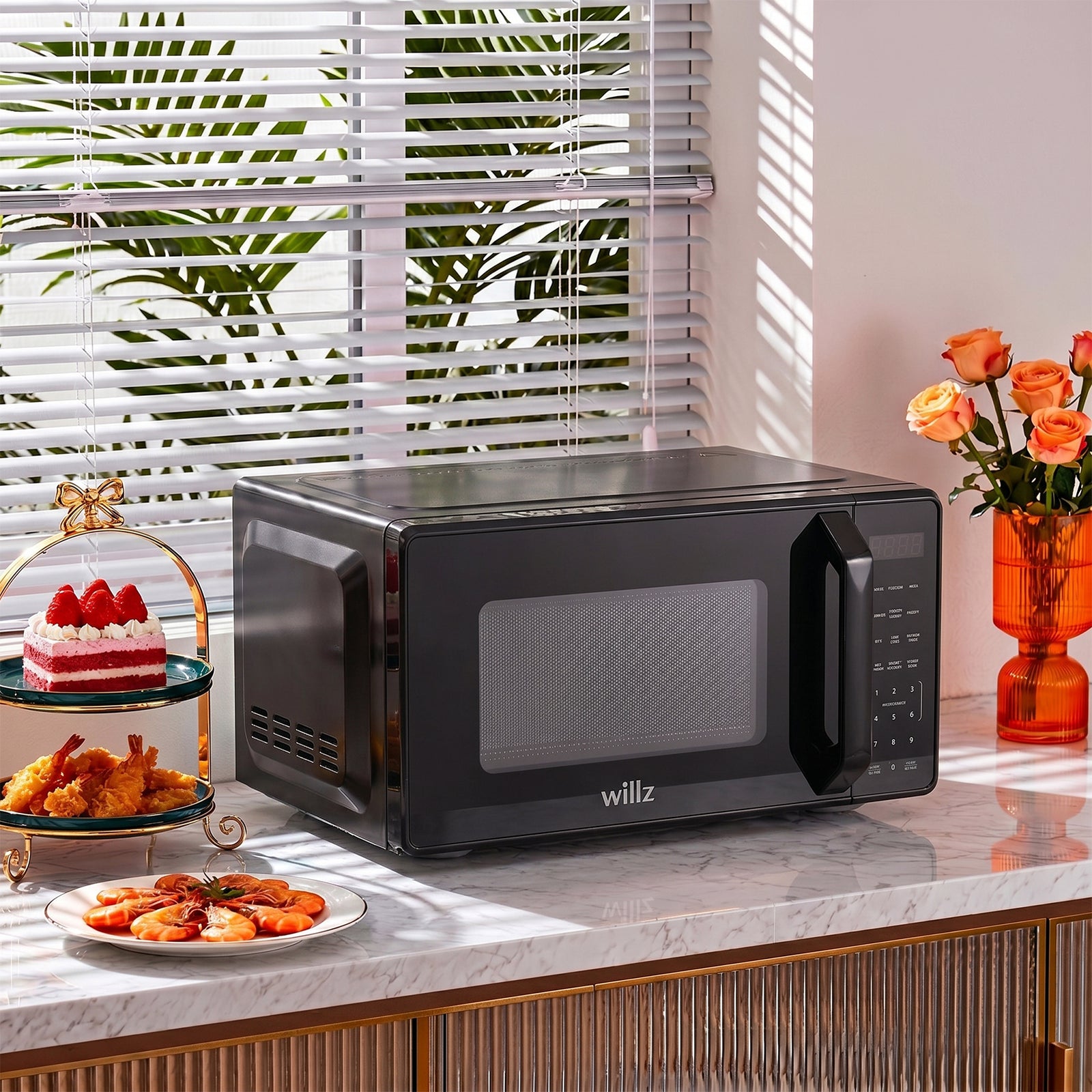 20l Digital Microwave Oven 700w With 6 Power Levels & Timer