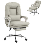 Reclining Office Chair, Desk Chair With Lumbar Support | Khaki
