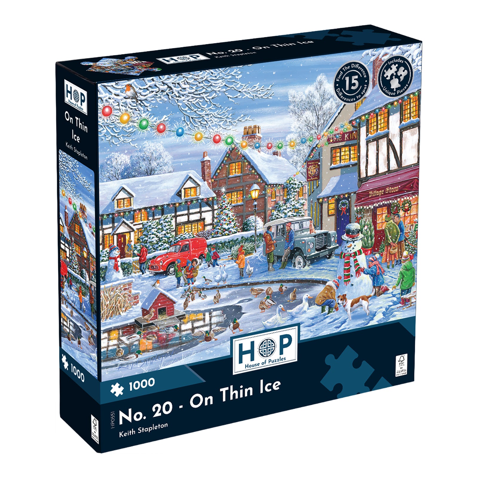 No.20 - On Thin Ice - 1000 Piece Jigsaw Puzzle For Adults