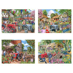 Farmer's Friends Jigsaw - 4 X Big 250 Piece Jigsaw Puzzles Multi Pack - For Adults & Kids