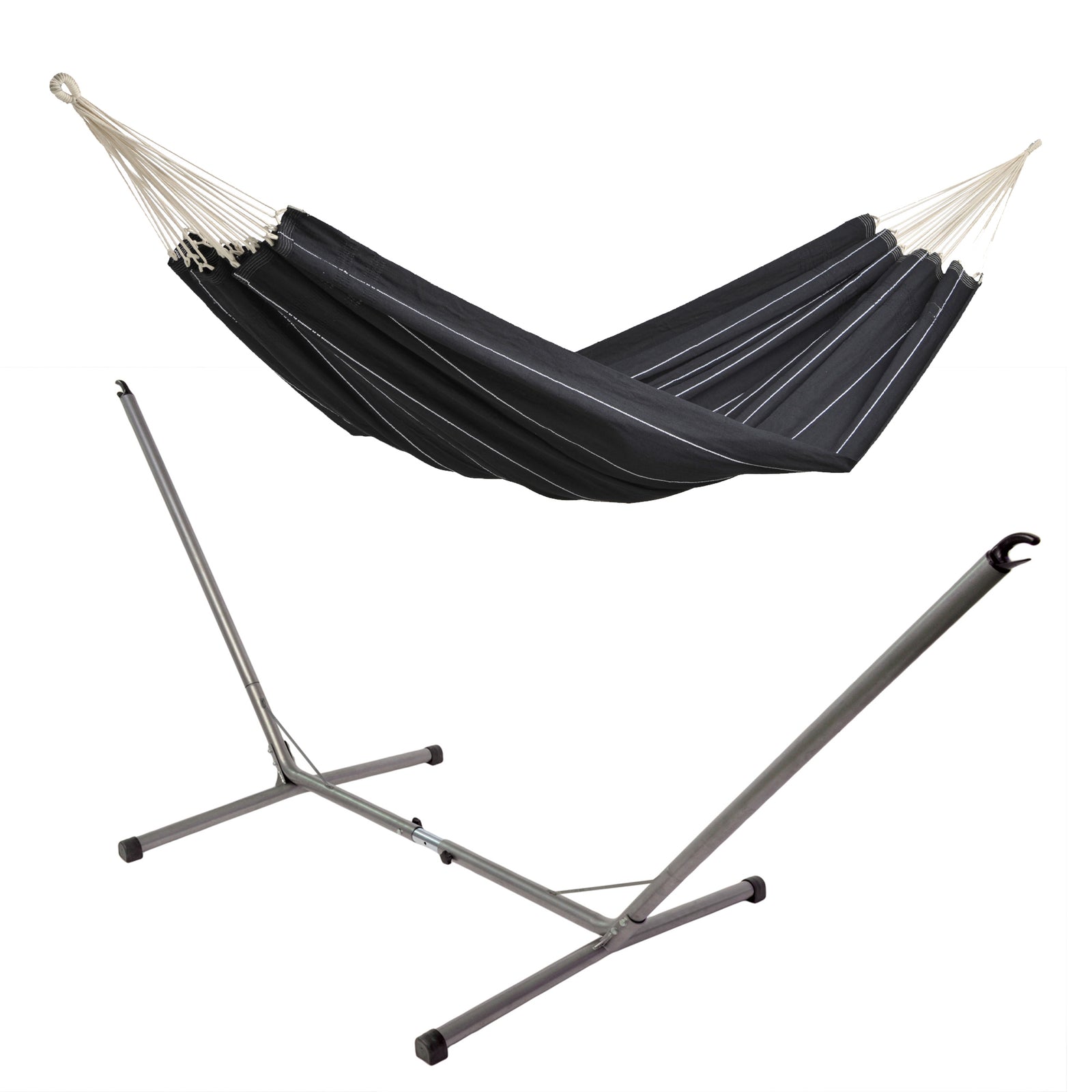 Barbados Hammock Metal Set Black