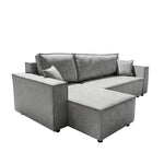 Darby Reversible Corner Sofa With Sofa Bed | Corner | Light Grey