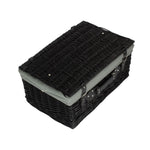 Wicker 51cm Black Willow Basket | Gray