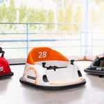 360° Rotation 12v Kids Bumper Car W/ Remote Control | Orange