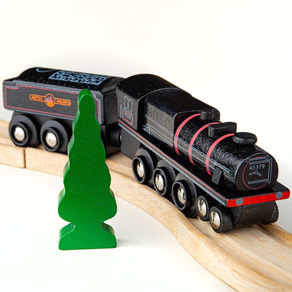 Wooden Replica of the Black 5 Train Engine