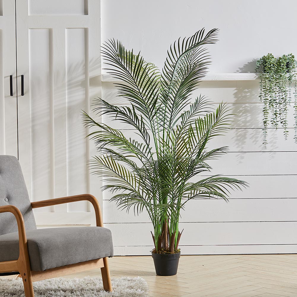 160cm H Artificial Tall Potted Palm Tree Indoor Outdoor Decor