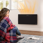 2000w Electric Convector Heater Quiet With Led Display | One Size | Black
