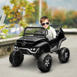 12v Licensed Mercedes-benz Unimog, Kids Electric Ride On Car | Black