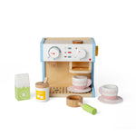 Wooden Coffee Maker, Includes 11 Play Pieces, Pretend Play