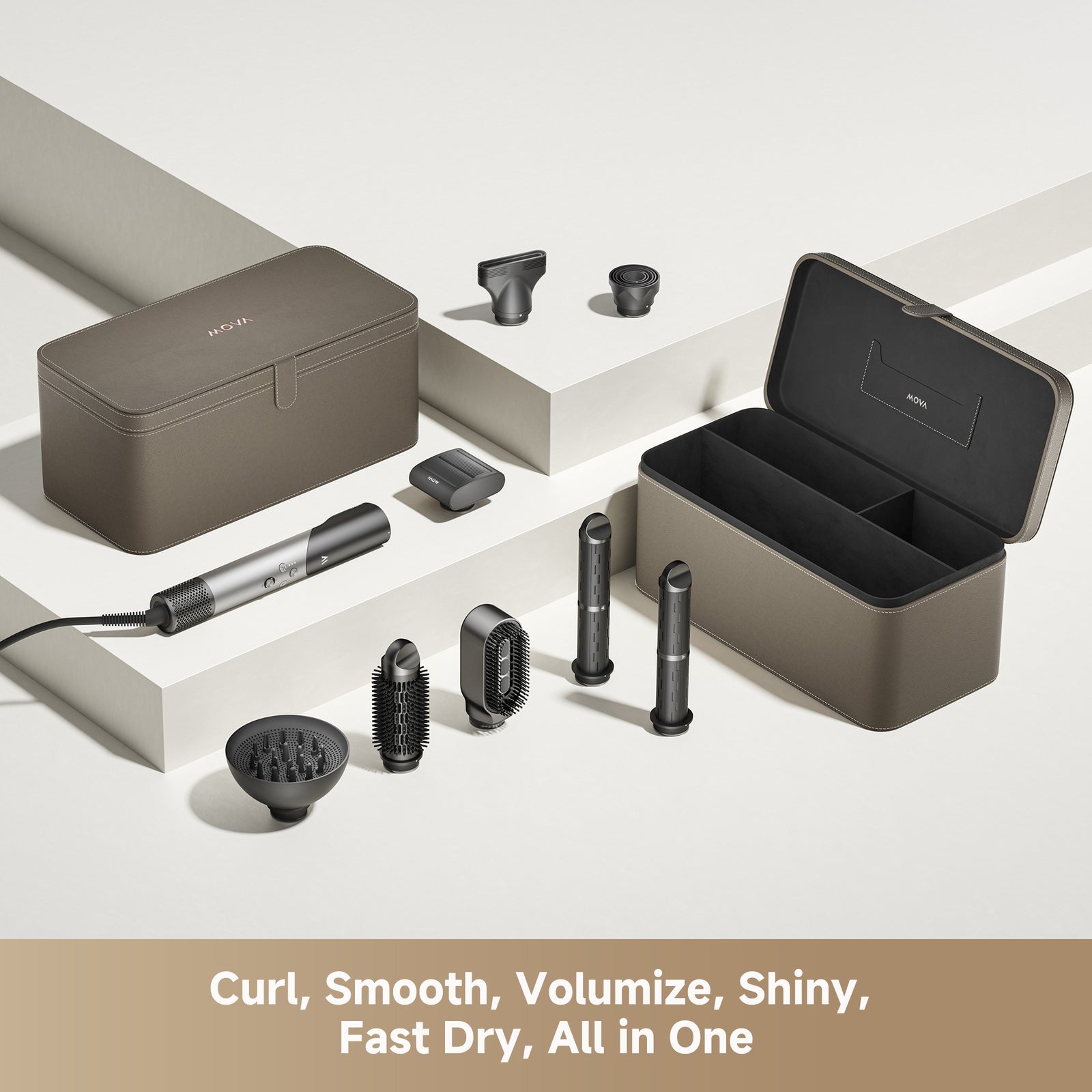 Master 10 Hair Styler With Accessories | Silver