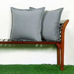 Plain Outdoor Cushion 45 X 45 Cm, Set Of 2 | 45cm x 45cm | Grey