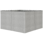 4pcs 3 X 4(m) Universal Pergola Curtain Kit W/hooks C-ring | Light Slate Gray