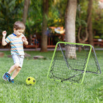 Adjustable Angle Rebounder Net For Football And Baseball | Silver