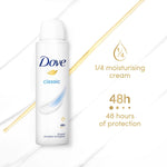 Classic Anti-perspirant With 48h Sweat Protection Deo For Women 150ml, 3pk