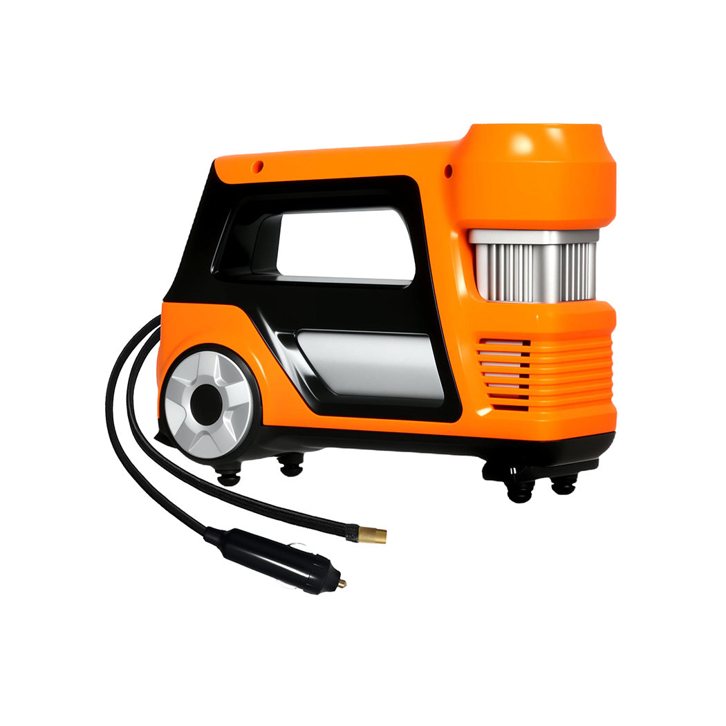150psi Car Tyre Inflator 12v Digital Air Compressor Auto-off Led Fast Pump | Orange