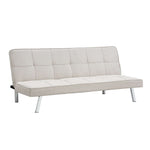 Click Clack Linen Blend Sofa Bed - 3 Seater | Cream
