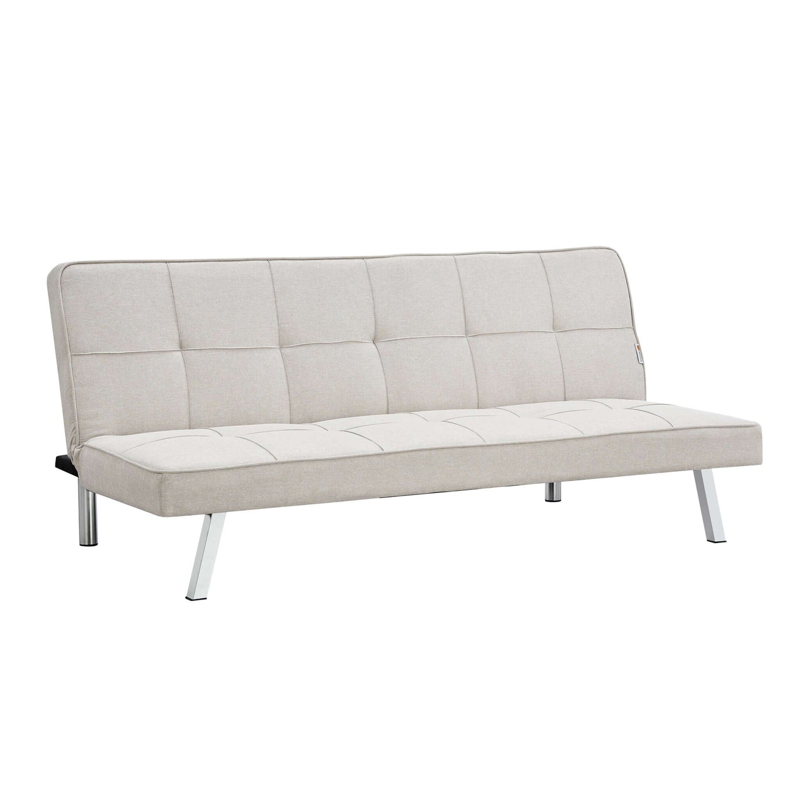 Click Clack Linen Blend Sofa Bed - 3 Seater | Cream
